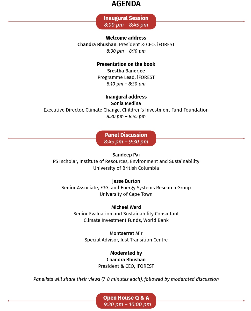 Final Agenda - Just Transition Webinar